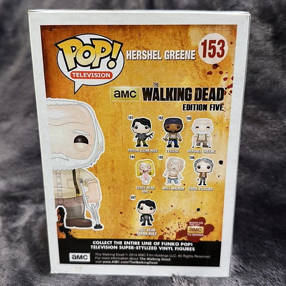 The Walking Dead Hershel Greene Funko Pop … NIB - Picture 6 of 7